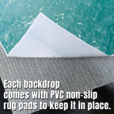 Aperturee - Aperturee Blue Sea Surface Under Sunshine Fabric Floor Backdrop
